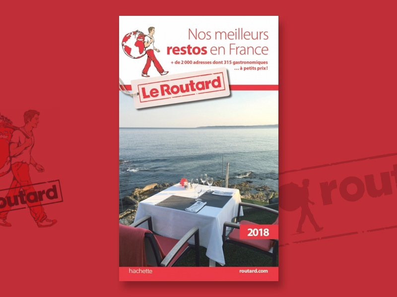 La Réserve Gayrard en couverture du Guide du Routard des meilleurs restos en France 2018